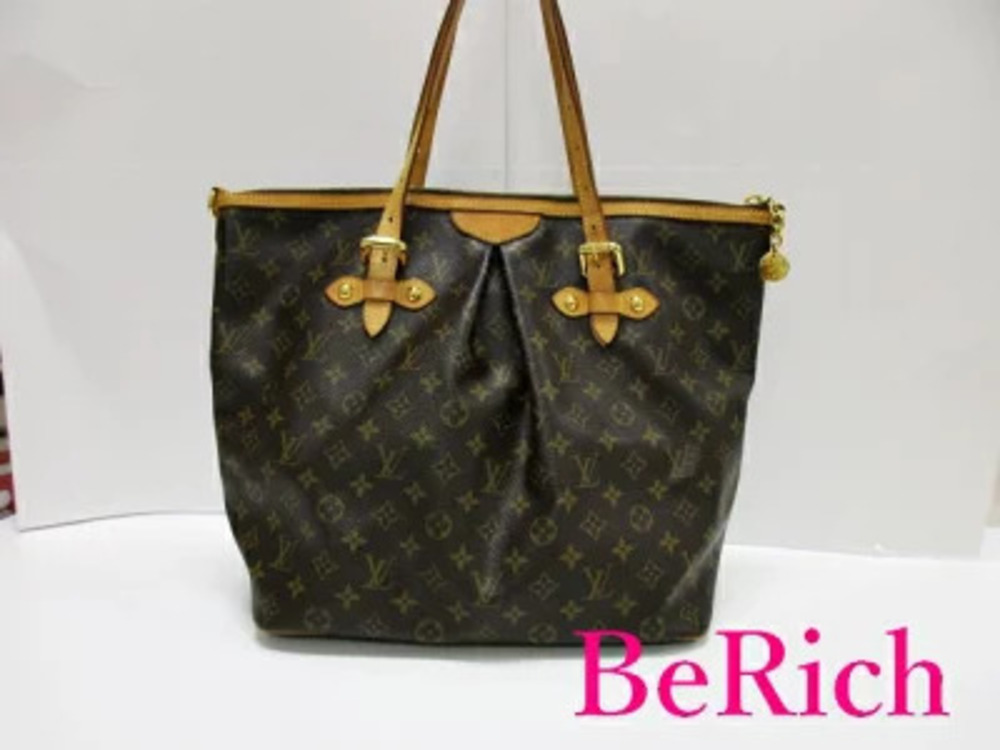 Louis Vuitton Tote Bag Shoulder Monogram Palermo Brown Handbag